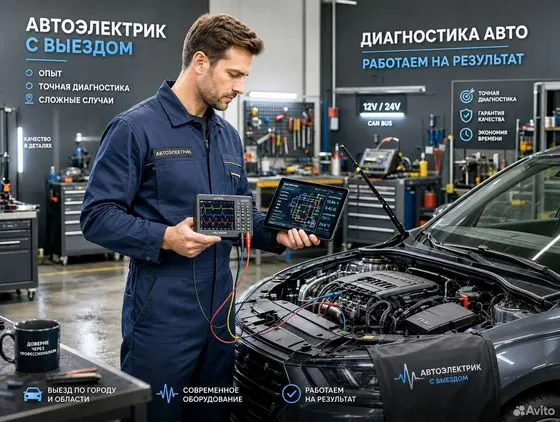 Автоэлектрик с выездом / Компьютерная диагностика — Воронеж, объявление на Авито